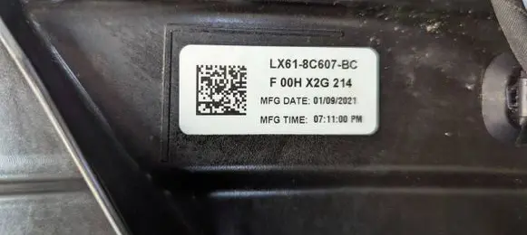 Ford Kuga III Radiator support slam panel LX6BA16E146A2 LJ6B8314B LX618C607BC