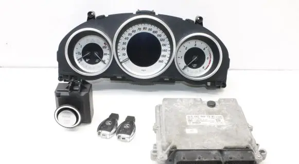 Mercedes-Benz E C207 W207 Engine ECU kit and lock set A6429007301