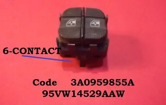 Volkswagen PASSAT B4 Electric window control switch 3A0959855A 95VW14529AAW