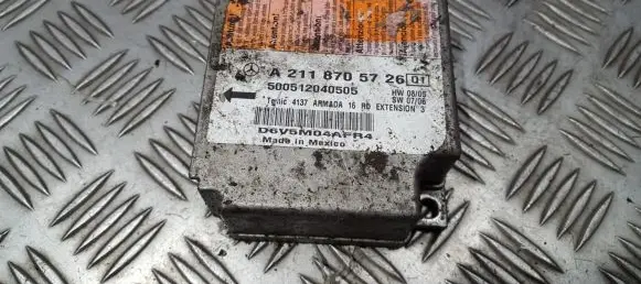 Mercedes-Benz E W211 Airbag control unit/module A2118705726 500512040505