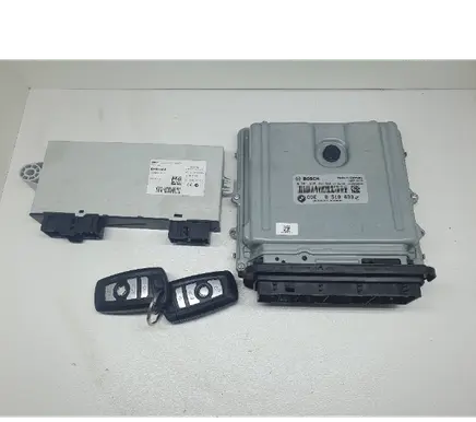 BMW 5 F10 F11 Engine ECU kit and lock set 0281018666 8518633