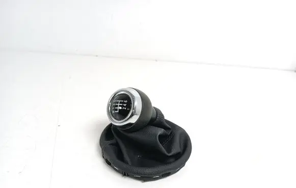 Gear lever shifter trim leather/knob