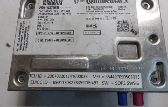 Renault Talisman Other control units/modules 2591A3706R A3C0527940100 354427990503035