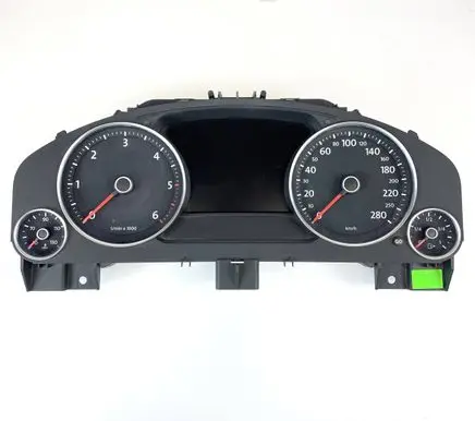 Volkswagen Touareg II Speedometer (instrument cluster) 7P6920881N 0263677079