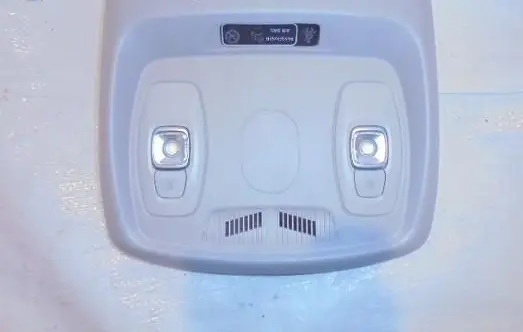 Renault Kadjar Headlining lighting console trim 