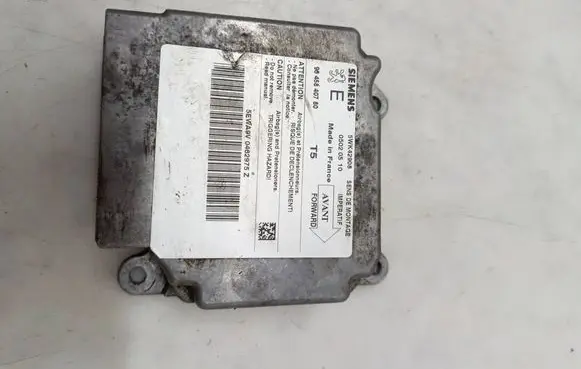 Peugeot 307 Airbag control unit/module 5WK42908 9645840780 05020510