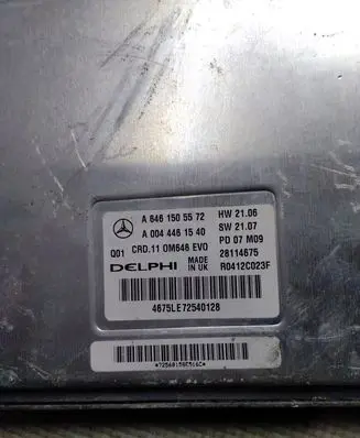 Mercedes-Benz E W211 Engine control unit/module A6461505572 A0044461540
