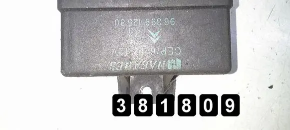 Citroen C5 ABS relay 9639912580