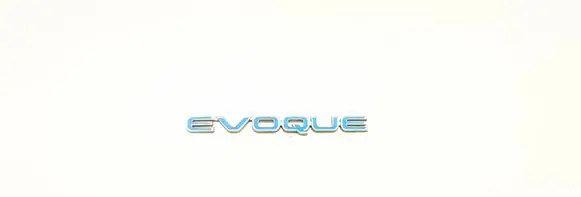 Land Rover Evoque I Rear loading door model letters 