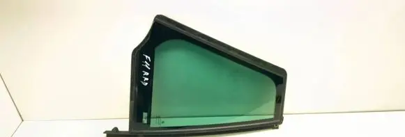 Rear vent window glass