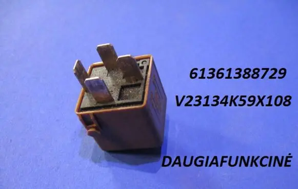 BMW 5 E34 Other relay 61361388729 V23134K59X108