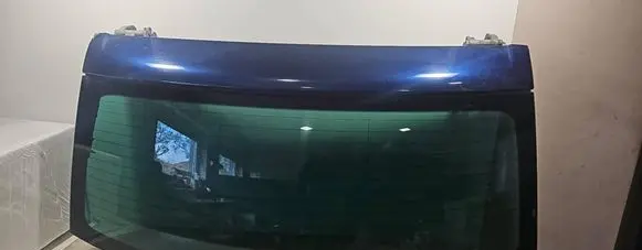 Volkswagen Touareg I Rear windscreen/windshield window 