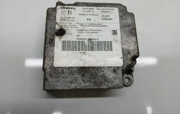 Peugeot 307 Airbag control unit/module 9650109480 5WK42908 01020712
