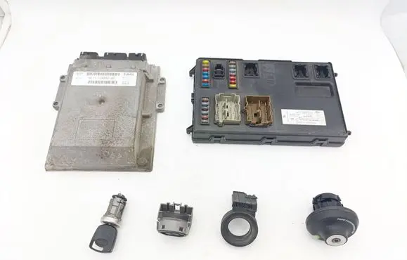 Ford Transit Engine ECU kit and lock set 6C1112A650AF 6c1T14A073cg 5wk48948G