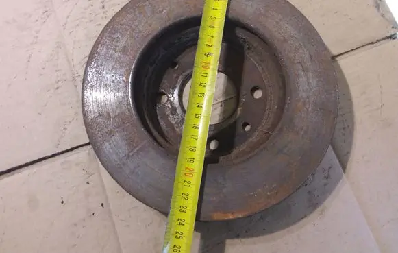 Renault Megane I Front brake disc
