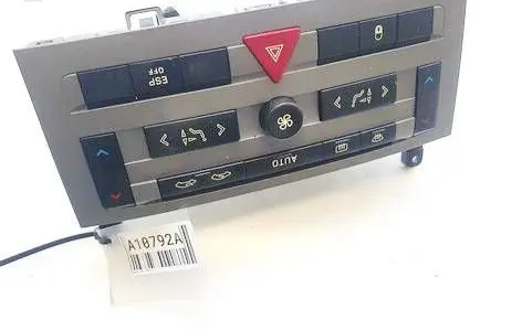 Peugeot 407 Climate control unit 96573322 180704