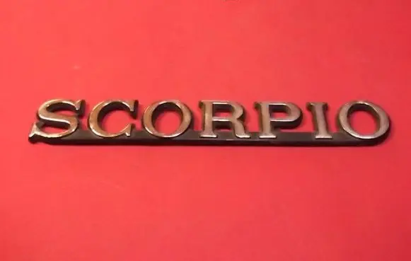 Ford Scorpio Manufacturers badge/model letters SCORPBAG