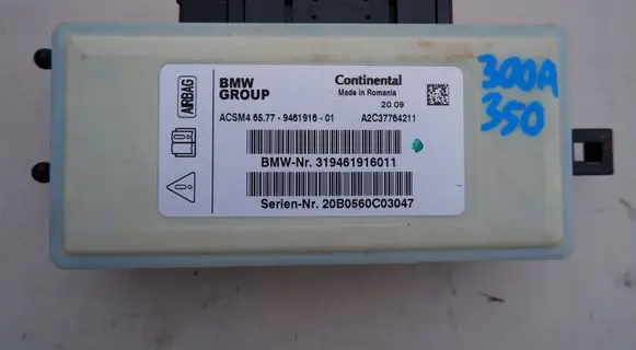 BMW X6 F16 Airbag control unit/module 9461916 2080560C03047 319461916011