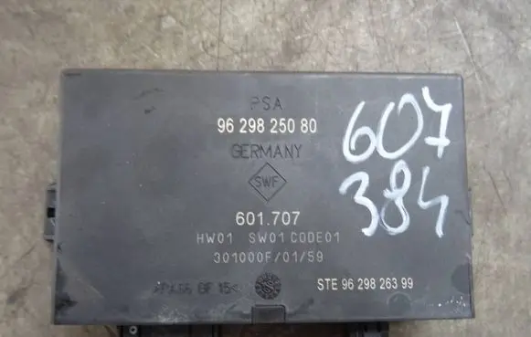 Peugeot 607 Parking PDC control unit/module 9629825080