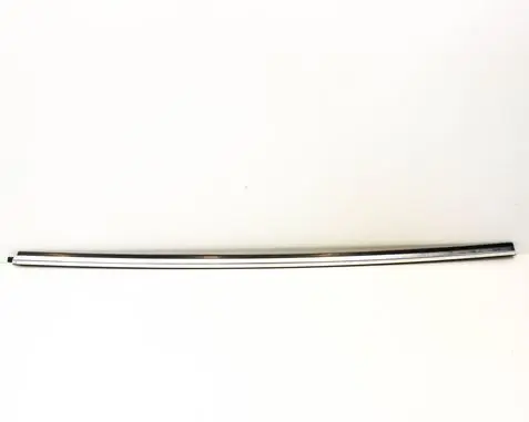 Front door glass trim molding