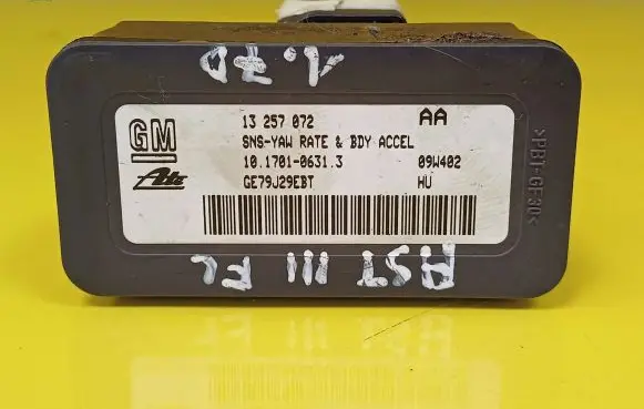 ESP acceleration yaw rate sensor