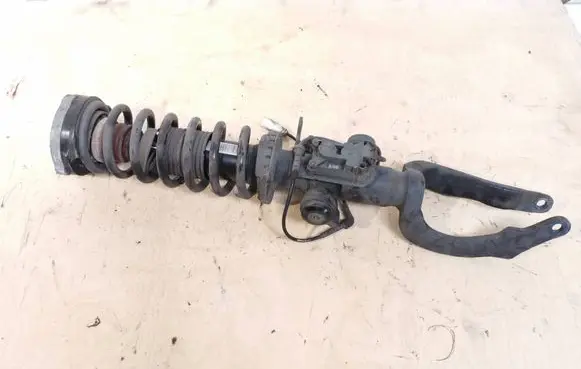 Front shock absorber with coil spring