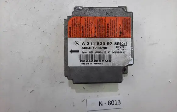Mercedes-Benz E W211 Airbag control unit/module 2118205785