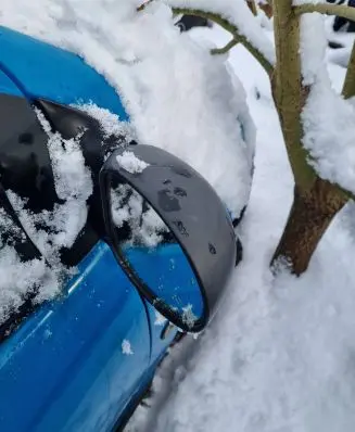 Renault Twingo I Front door electric wing mirror 