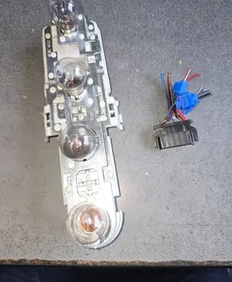 Audi A4 S4 B5 8D Tail light bulb cover holder 29082001