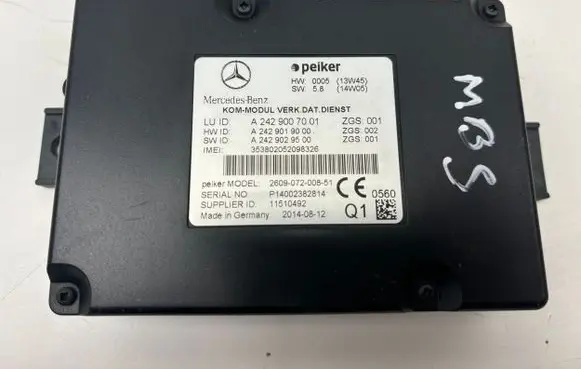 Mercedes-Benz S AMG W222 Antenna control unit A2429007001 A2429019000 A2429029500