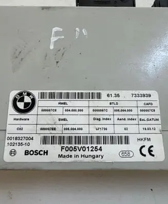 BMW 5 F10 F11 Tailgate/trunk control unit/module 7333939 118327000 F005V01254