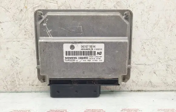 Volkswagen Touareg I Engine control unit/module 0AD927755AK