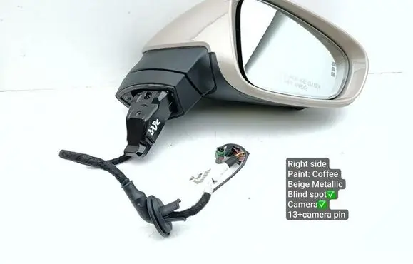 Porsche Taycan 9J1 Front door electric wing mirror 992972235