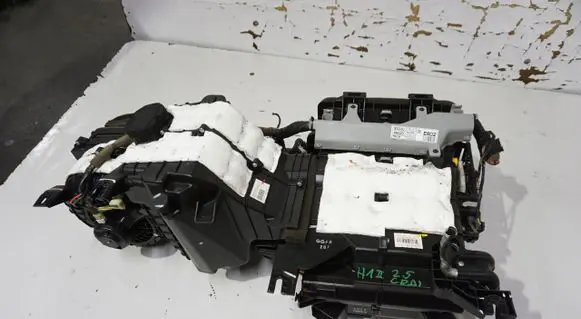 Interior heater climate box assembly