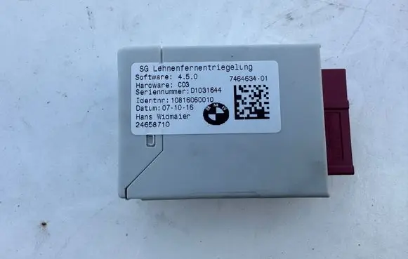BMW 2 F45 Seat control module 7464634 10816060010 D1031644