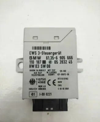 BMW 3 E46 Immobilizer control unit/module 61356905666 05393245 110187