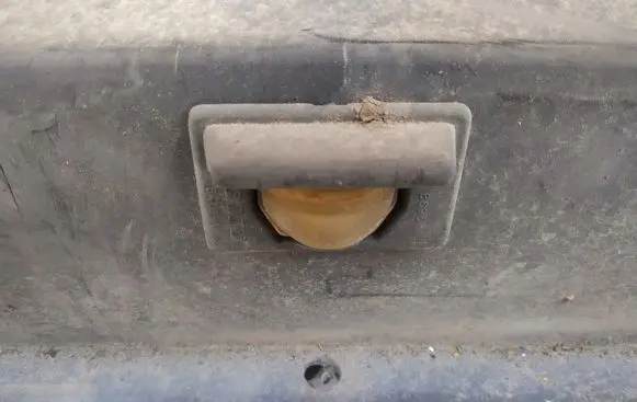 Fiat Uno Number plate light