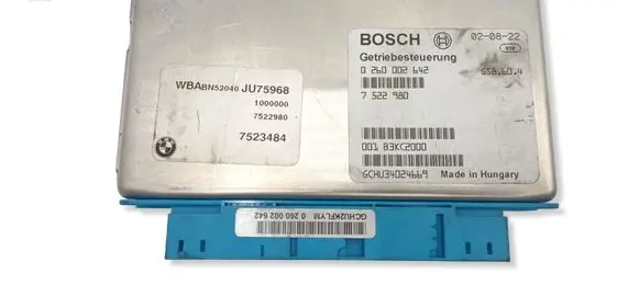 BMW 3 E46 Gearbox control unit/module 0260002642 7522980 24607522980