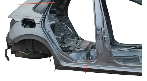 Volkswagen Polo VI Rear quarter panel 