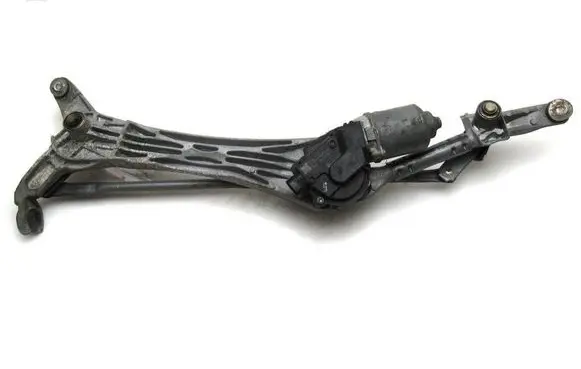Front wiper linkage and motor