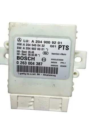 Mercedes-Benz C W204 Parking PDC control unit/module A2045450432 A2049020001 2045450432