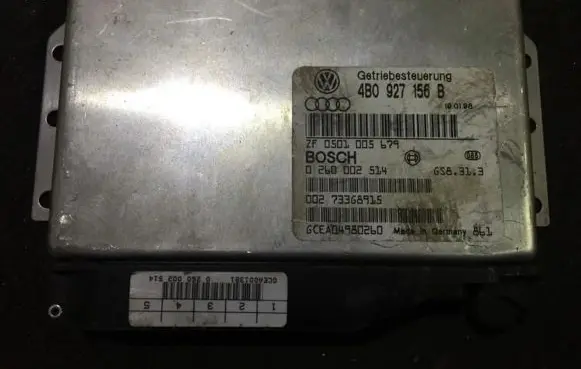 Audi A6 S6 C5 4B Gearbox control unit/module 4b0927156b 0260002514