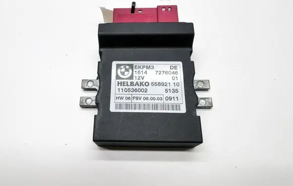 BMW 3 E90 E91 Fuel injection pump control unit/module 7276046
