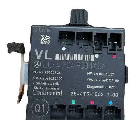 Mercedes-Benz C W204 Door control unit/module A2128203926 A2049025402 A2049001206