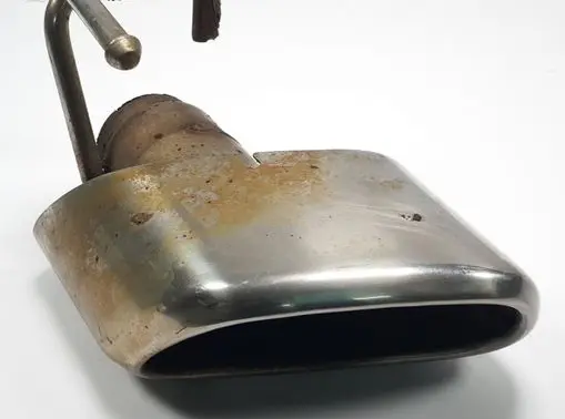 Jaguar XF X250 Muffler ending 