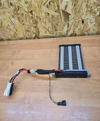 Electric cabin heater radiator
