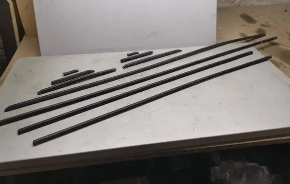 Mitsubishi Cordia Front door trim (molding) 