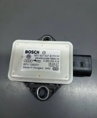 Audi A6 S6 C6 4F ESP acceleration yaw rate sensor 8E0907637B 0265005618