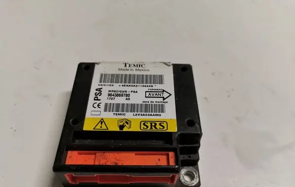 Peugeot 607 Airbag control unit/module 9643869780