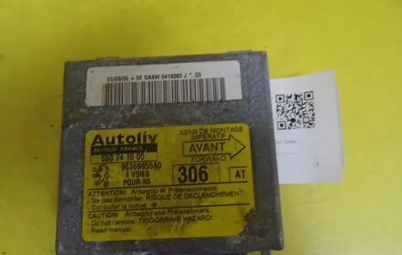 Peugeot 306 Airbag control unit/module 550741000